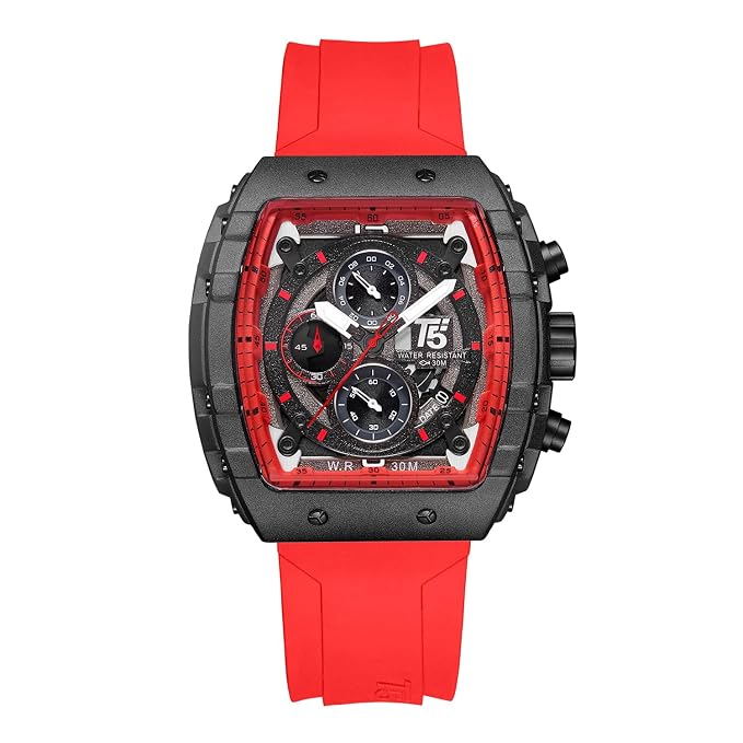 T5 H3856G Chronograph Watch for Men With one Additional Strap