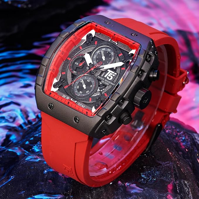 T5 H3856G Chronograph Watch for Men With one Additional Strap