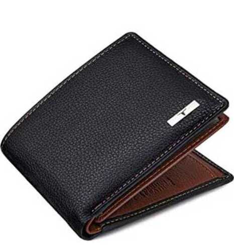 Genuine Leather Purse Purse Male Signature Black